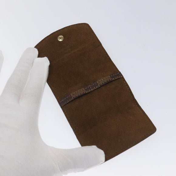 LOUIS VUITTON Damier Ebene Buton De Manchette Cuffs LV Auth bs23253