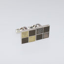 LOUIS VUITTON Damier Ebene Buton De Manchette Cuffs LV Auth bs23253-11