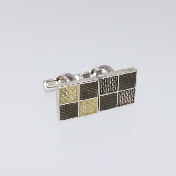 LOUIS VUITTON Damier Ebene Buton De Manchette Cuffs LV Auth bs23253