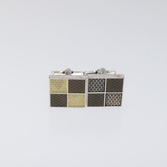 LOUIS VUITTON Damier Ebene Buton De Manchette Cuffs LV Auth bs23253