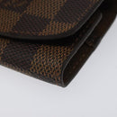 LOUIS VUITTON Damier Ebene Buton De Manchette Cuffs LV Auth bs23253-7