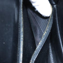 CELINE Horse Carriage Shoulder Bag Leather Black Gold Auth bs23266-20