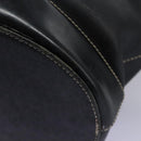 Burberrys Shoulder Bag Leather Black Gold Auth bs23277-15