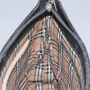 Burberrys Shoulder Bag Leather Black Gold Auth bs23277-19