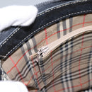 Burberrys Shoulder Bag Leather Black Gold Auth bs23277-20