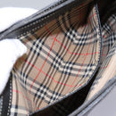 Burberrys Shoulder Bag Leather Black Gold Auth bs23277-22