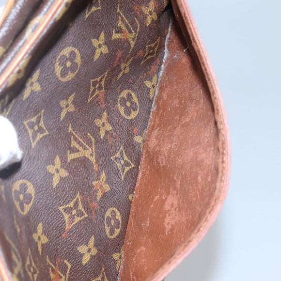 LOUIS VUITTON Monogram Compiegne 28 Clutch Bag M51845 LV Auth bs23284