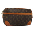 LOUIS VUITTON Monogram Compiegne 28 Clutch Bag M51845 LV Auth bs23284-1