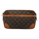 LOUIS VUITTON Monogram Compiegne 28 Clutch Bag M51845 LV Auth bs23284-13