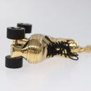 CHANEL Roller Skates Charm metal Gold CC Auth bs23306A-11