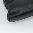 BURBERRY Shoulder Bag Leather Black Auth bs23319-16