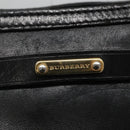 BURBERRY Shoulder Bag Leather Black Auth bs23319-17