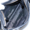 BURBERRY Shoulder Bag Leather Black Auth bs23319-12