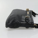 BURBERRY Shoulder Bag Leather Black Auth bs23319-3