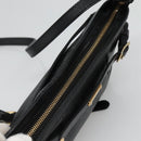 BURBERRY Shoulder Bag Leather Black Auth bs23319-6