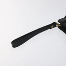 Burberrys Clutch Bag Leather Black Auth bs23321-8