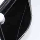 Burberrys Clutch Bag Leather Black Auth bs23321-12