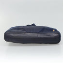 BALLY Shoulder Bag Leather Navy Gold Auth bs23323-5