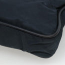 CELINE Tote Bag Nylon Navy Gold Auth bs23326-15