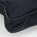 CELINE Tote Bag Nylon Navy Gold Auth bs23326-16