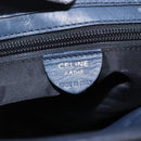 CELINE Tote Bag Nylon Navy Gold Auth bs23326-17
