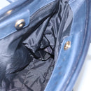 CELINE Tote Bag Nylon Navy Gold Auth bs23326-18