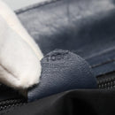 CELINE Tote Bag Nylon Navy Gold Auth bs23326-12