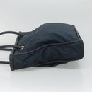 CELINE Tote Bag Nylon Navy Gold Auth bs23326-3