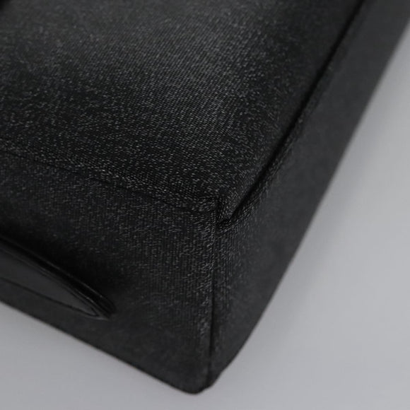 GIVENCHY Shoulder Bag PVC Black Silver Auth bs23328