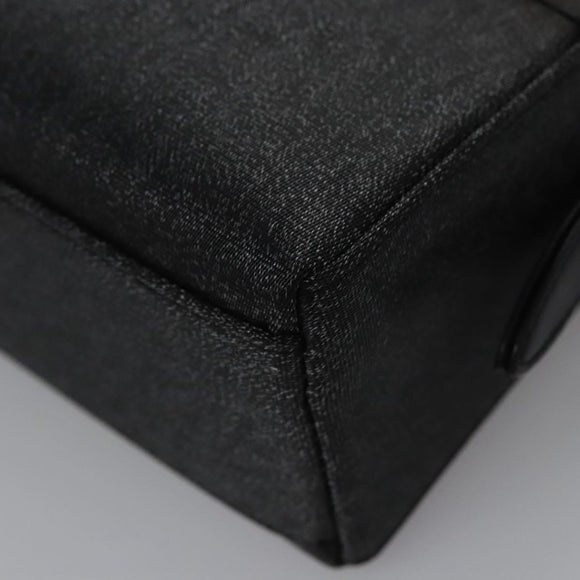 GIVENCHY Shoulder Bag PVC Black Silver Auth bs23328