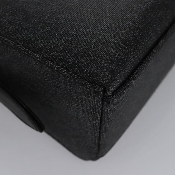 GIVENCHY Shoulder Bag PVC Black Silver Auth bs23328