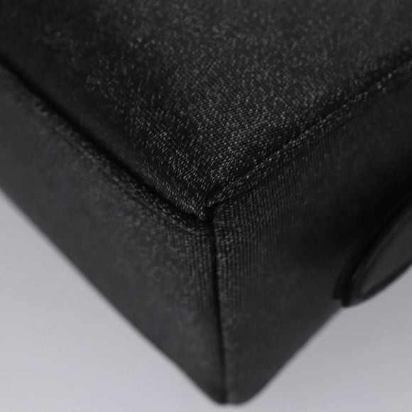 GIVENCHY Shoulder Bag PVC Black Silver Auth bs23328