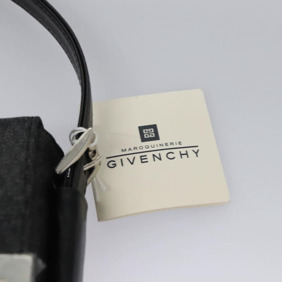 GIVENCHY Shoulder Bag PVC Black Silver Auth bs23328