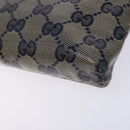 GUCCI GG Crystal Sherry Line Waist bag Gold Red Navy 28566 Auth bs23332-10