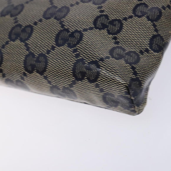 GUCCI GG Crystal Sherry Line Waist bag Gold Red Navy 28566 Auth bs23332