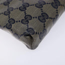 GUCCI GG Crystal Sherry Line Waist bag Gold Red Navy 28566 Auth bs23332-11