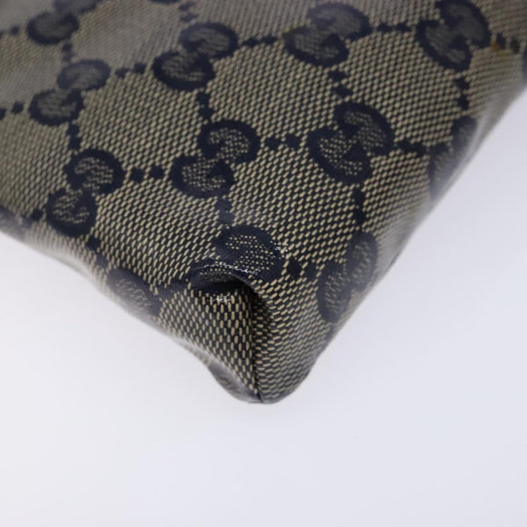 GUCCI GG Crystal Sherry Line Waist bag Gold Red Navy 28566 Auth bs23332