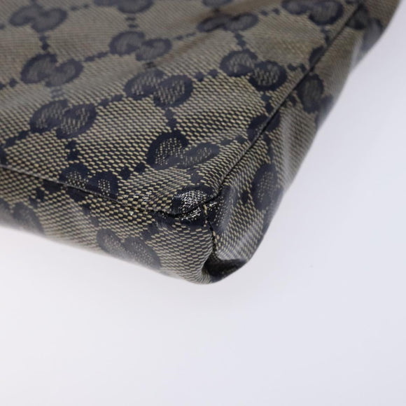 GUCCI GG Crystal Sherry Line Waist bag Gold Red Navy 28566 Auth bs23332