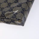 GUCCI GG Crystal Sherry Line Waist bag Gold Red Navy 28566 Auth bs23332-13