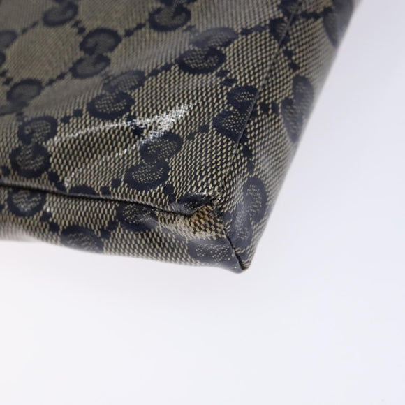 GUCCI GG Crystal Sherry Line Waist bag Gold Red Navy 28566 Auth bs23332