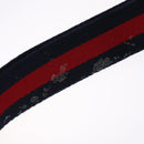 GUCCI GG Crystal Sherry Line Waist bag Gold Red Navy 28566 Auth bs23332-16