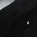 Salvatore Ferragamo Gancini Shoulder Bag Canvas Black Silver Auth bs23336-12