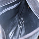BALLY Quilted Chain Shoulder Bag Leather Black Gold Auth bs23339-18