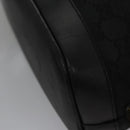 GUCCI GG Canvas Hand Bag Black Gold 92734 Auth bs23345-8