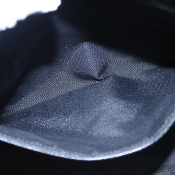 GUCCI GG Canvas Hand Bag Black Gold 92734 Auth bs23345