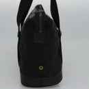 GUCCI GG Canvas Hand Bag Black Gold 92734 Auth bs23345-3