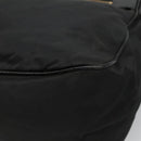 PRADA Shoulder Bag Nylon Black Silver Auth bs23348-15