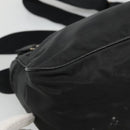 PRADA Shoulder Bag Nylon Black Silver Auth bs23348-16
