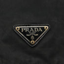 PRADA Shoulder Bag Nylon Black Silver Auth bs23348-17