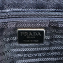 PRADA Shoulder Bag Nylon Black Silver Auth bs23348-19